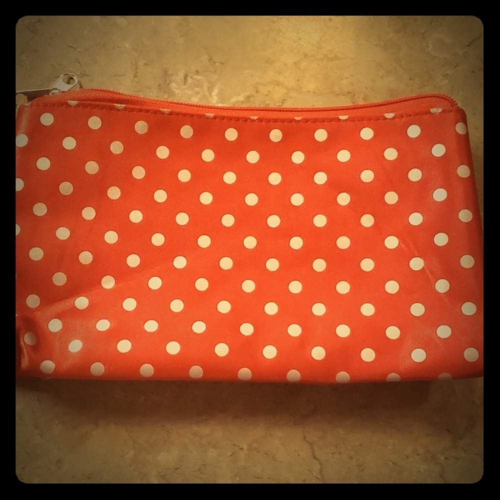 Red Polka Dot Cosmetic bag